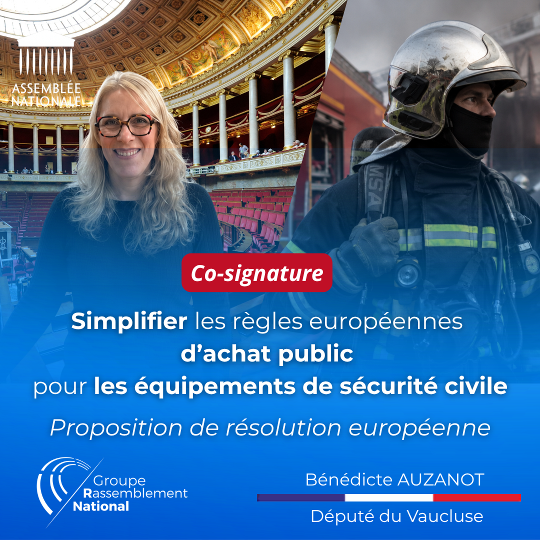 Lire la suite à propos de l’article PROPOSITION DE RÉSOLUTION EUROPÉENNE : CO-SIGNATURE